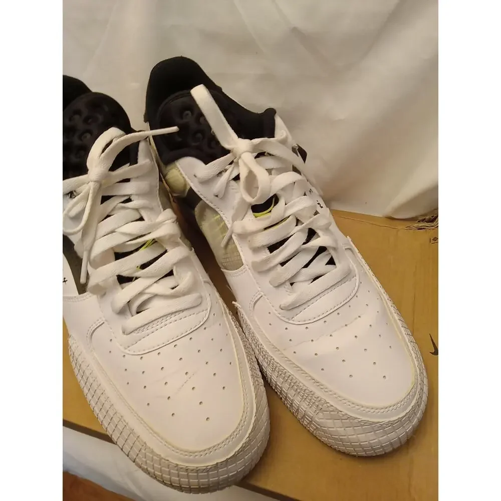 Nike Men's Size 13 Air Force 1 Type Volt Athletic Shoes AT7859-101 Low Top